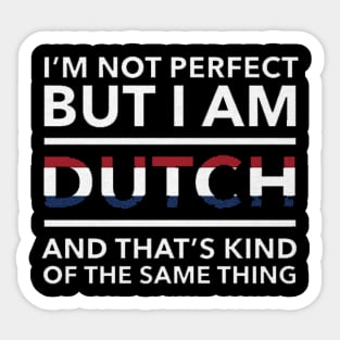 i am not perfect Sticker